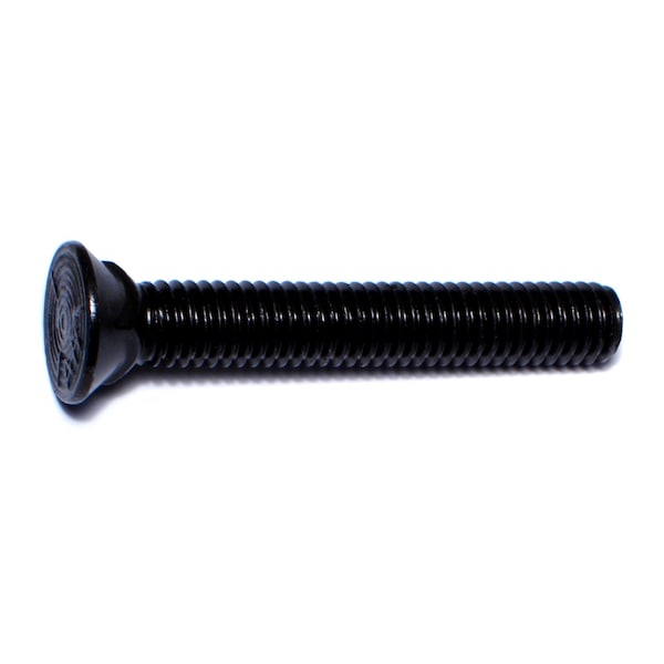 Midwest Fastener Plow Bolt, 3/8"-16 Thrd Sz, 2-1/2" L, Flat Head, Steel, Plain, 50 PK 01231 - main